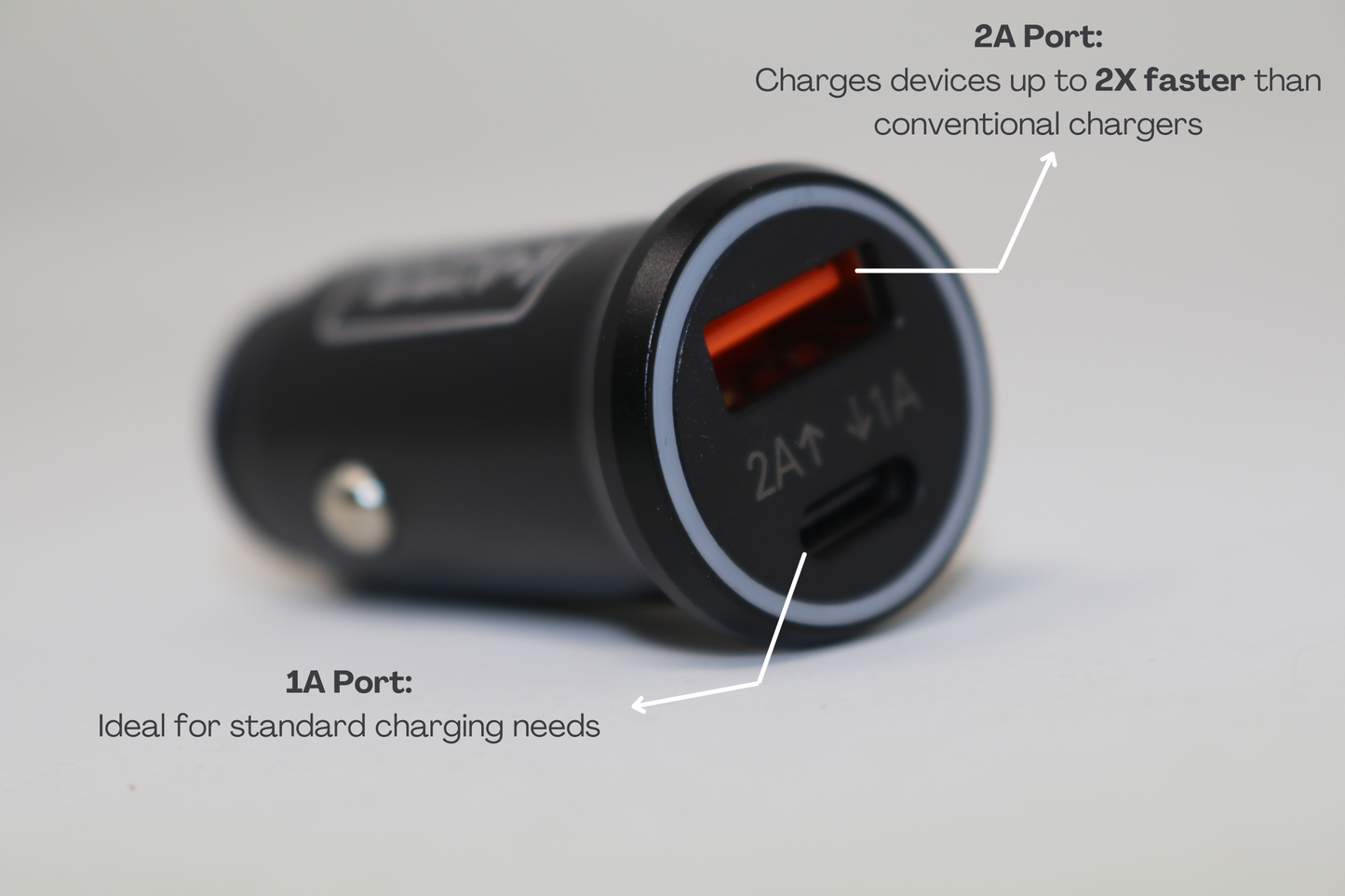Smart Car Charger Cigarette Lighter Adapter,Apple Certified Anti-Loss Device,Dual USB Type-C Fast Charging,Precise Navigation ,Find My Compatible
