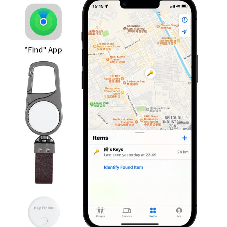 Accutag Anti-Loss Tracker, Apple Certified MFi, for Various Items